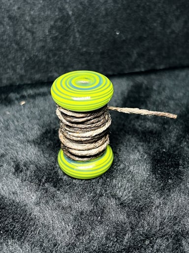 Preview pic of MarvinsGlass Hemp Wick Holder!🛸💙🧀