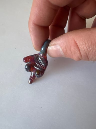 Preview pic of Goober Gabe middle finger pendent