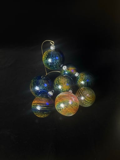 Preview pic of Ripple Fume Christmas Ornaments