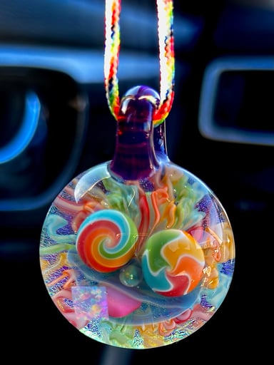 Preview pic of 2020 Mike Gong Original Gongster Acid Eater rainbow squiggle