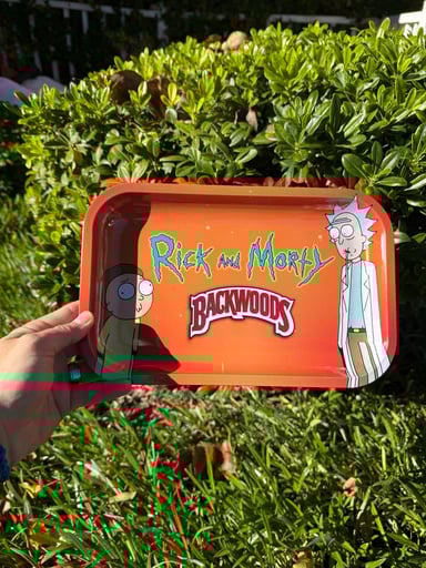Preview pic of Rick Cartoon Metal Rolling Tray