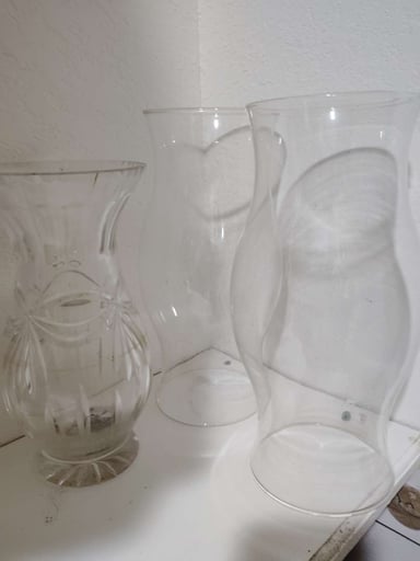 Preview pic of Glassware centerpieces