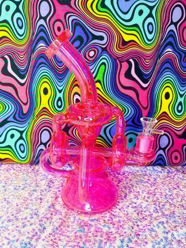 Preview pic of Hot Pink Recycler Dab Rig