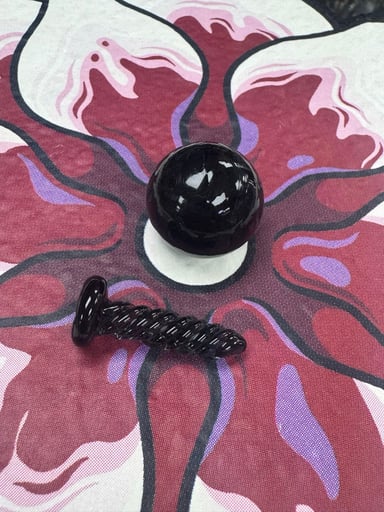 Preview pic of Tiki quartz screw set black