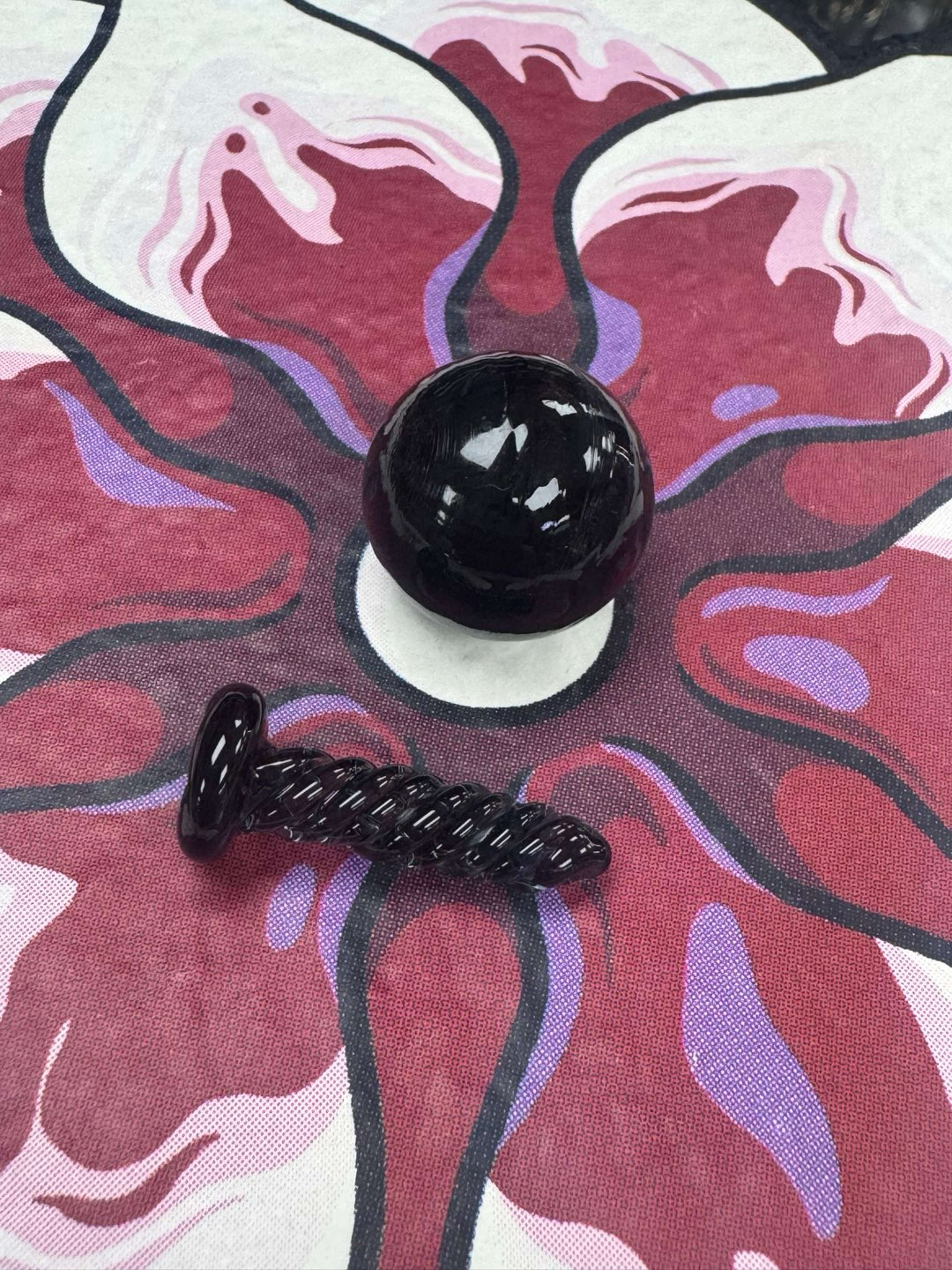 Preview pic of Tiki quartz screw set black