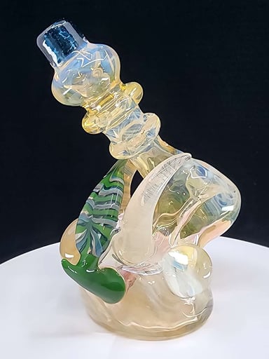 Preview pic of Silver & gold bubbler