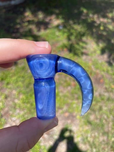 Preview pic of FW Blue Satin Steve Slide