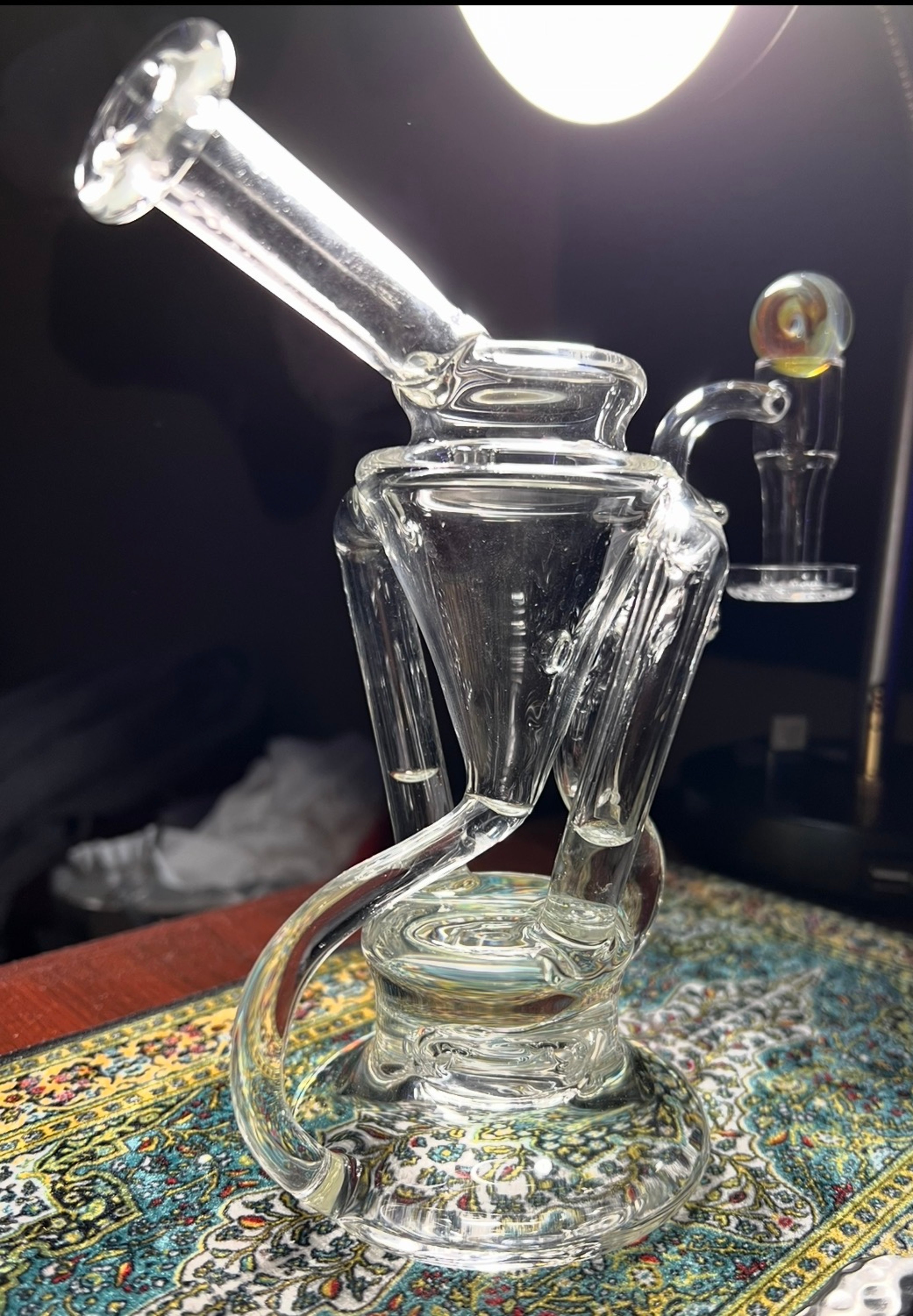 10mm Clear Hardcore Toke Klein image 0