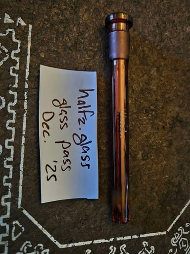 Preview pic of Illadelph 14/18mm amber downstem - blemished logo