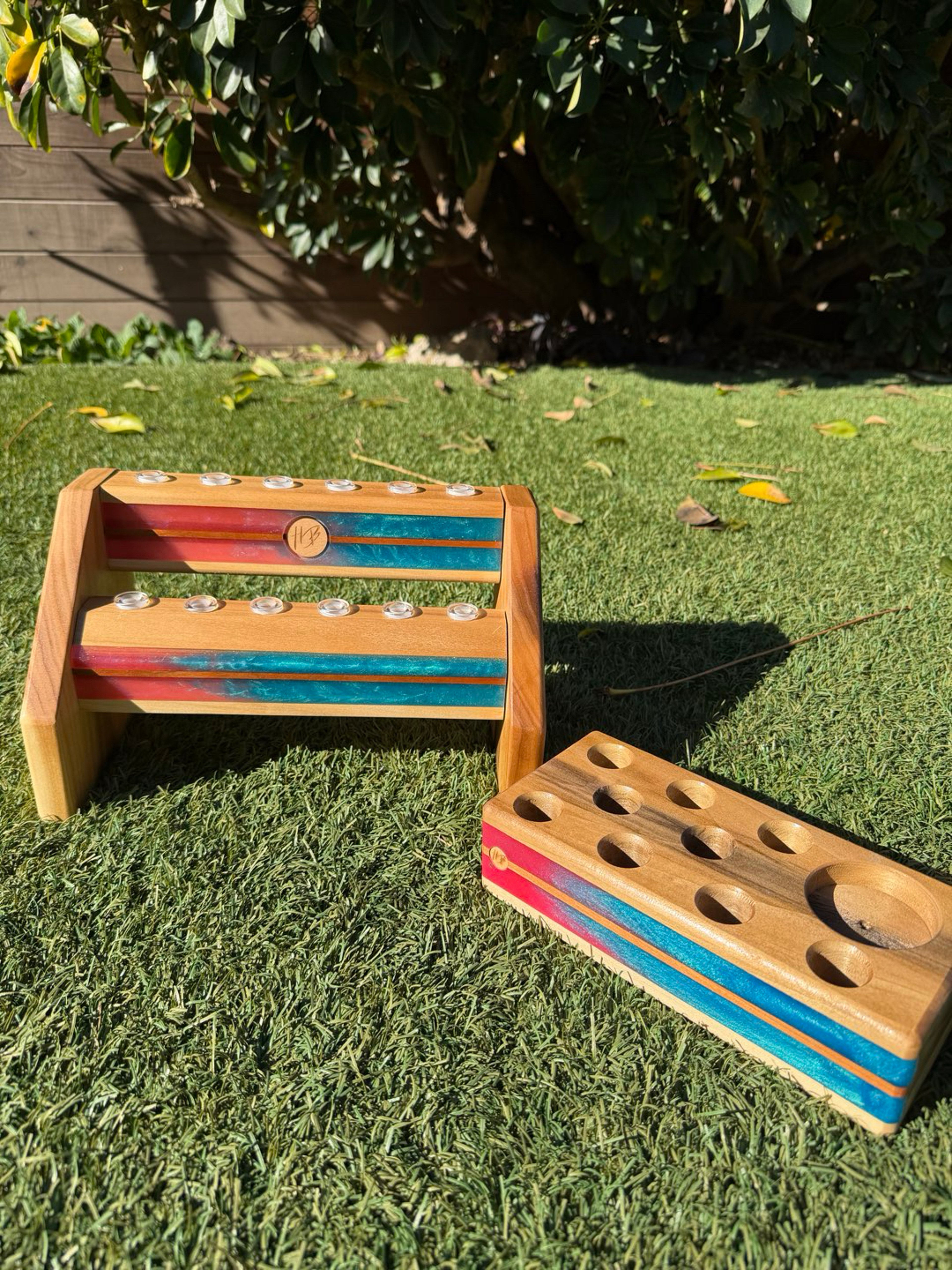 Preview pic of Heady block banger(10mm), cap, and pearls station