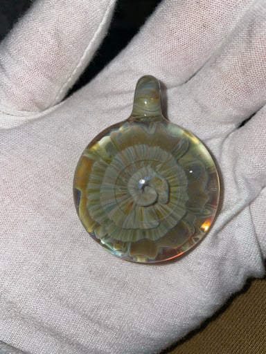 Preview pic of Fumed Flower Pendant (#2)