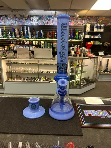 Preview pic of Milky Blue Coil Base Illadelph With Matching Neck