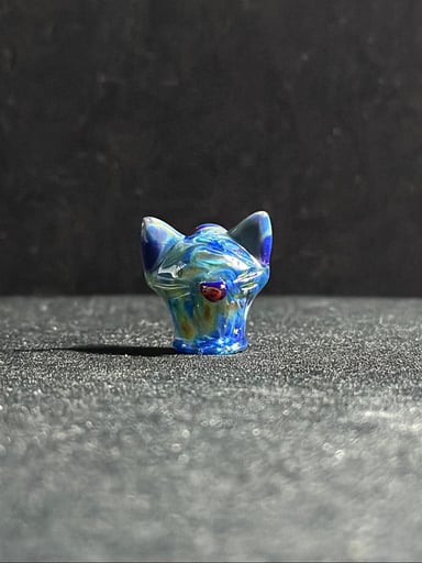 Preview pic of DYE KITTY - PIVOT TIP - @cicikittyglass