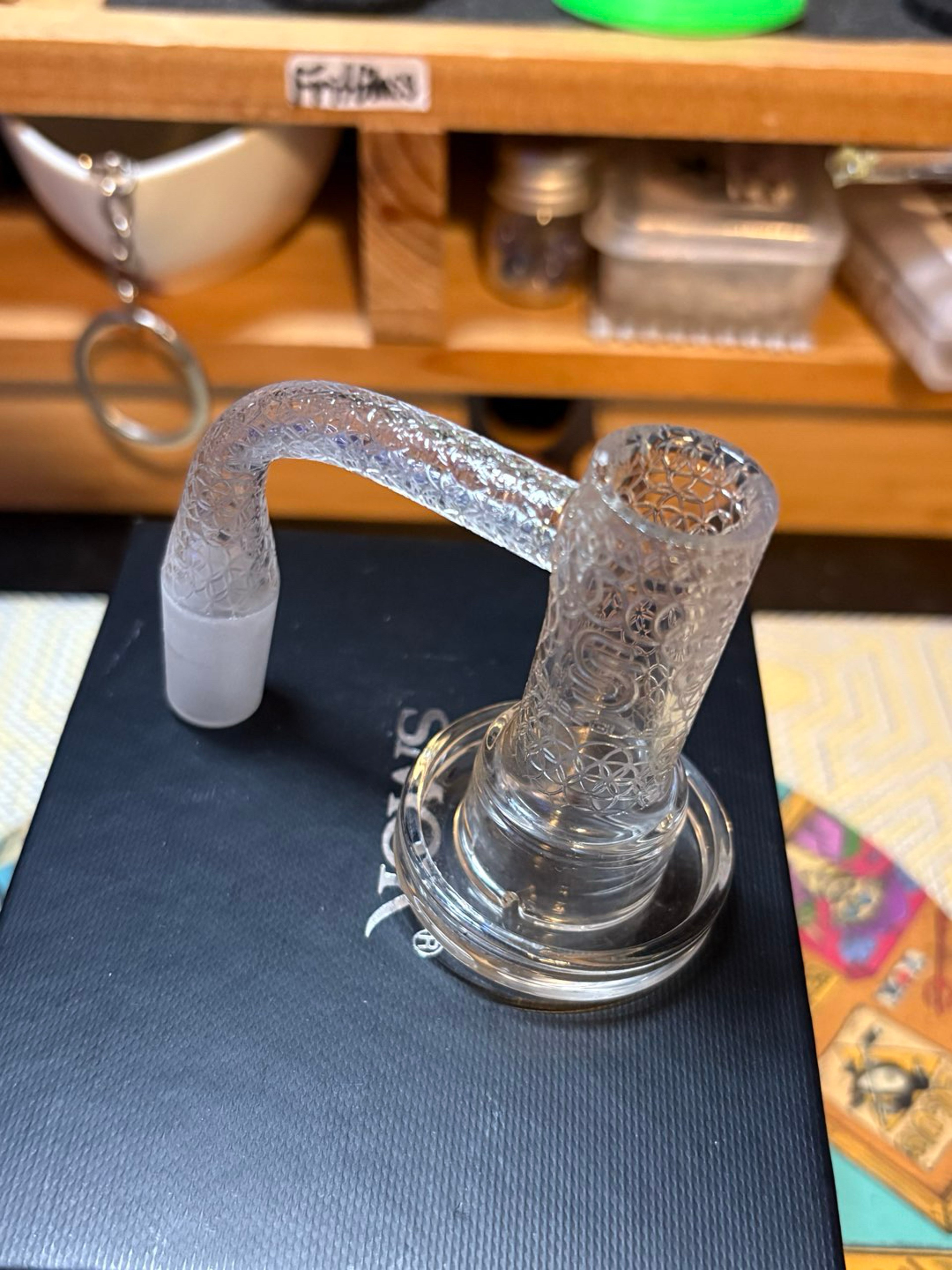 *Sense Glass*  💫 Etched Terp Tower Charmer Style Banger 💫 image 0