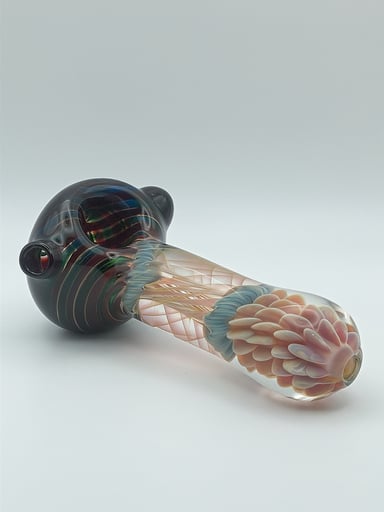 Preview pic of Unknown Artist - Swirl Bowl and Pinecone Style Stem