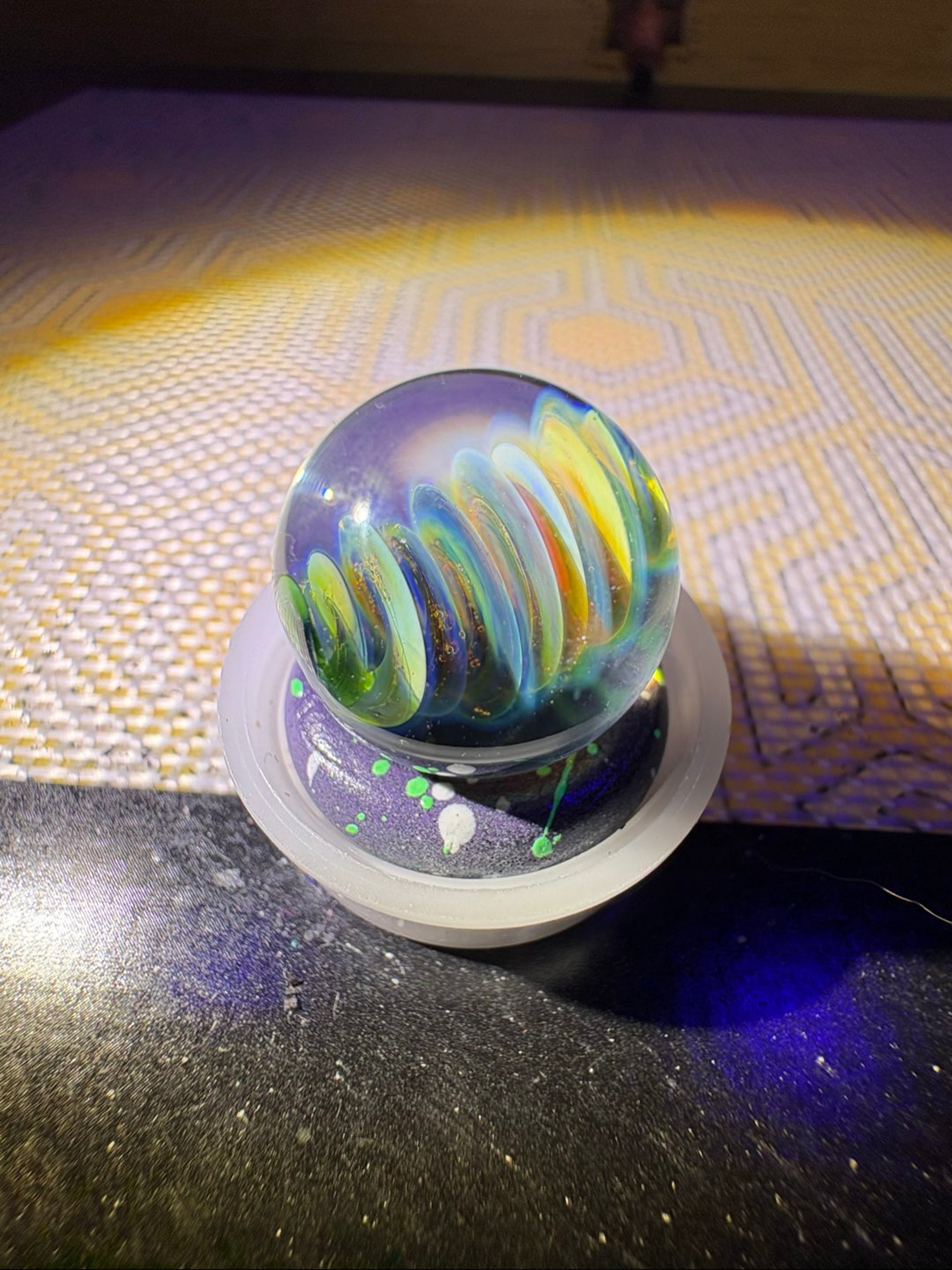 🌌🌪️💫 Fumed Tornado Vortex Slurper Marble 💫🌪️🌌 image 0
