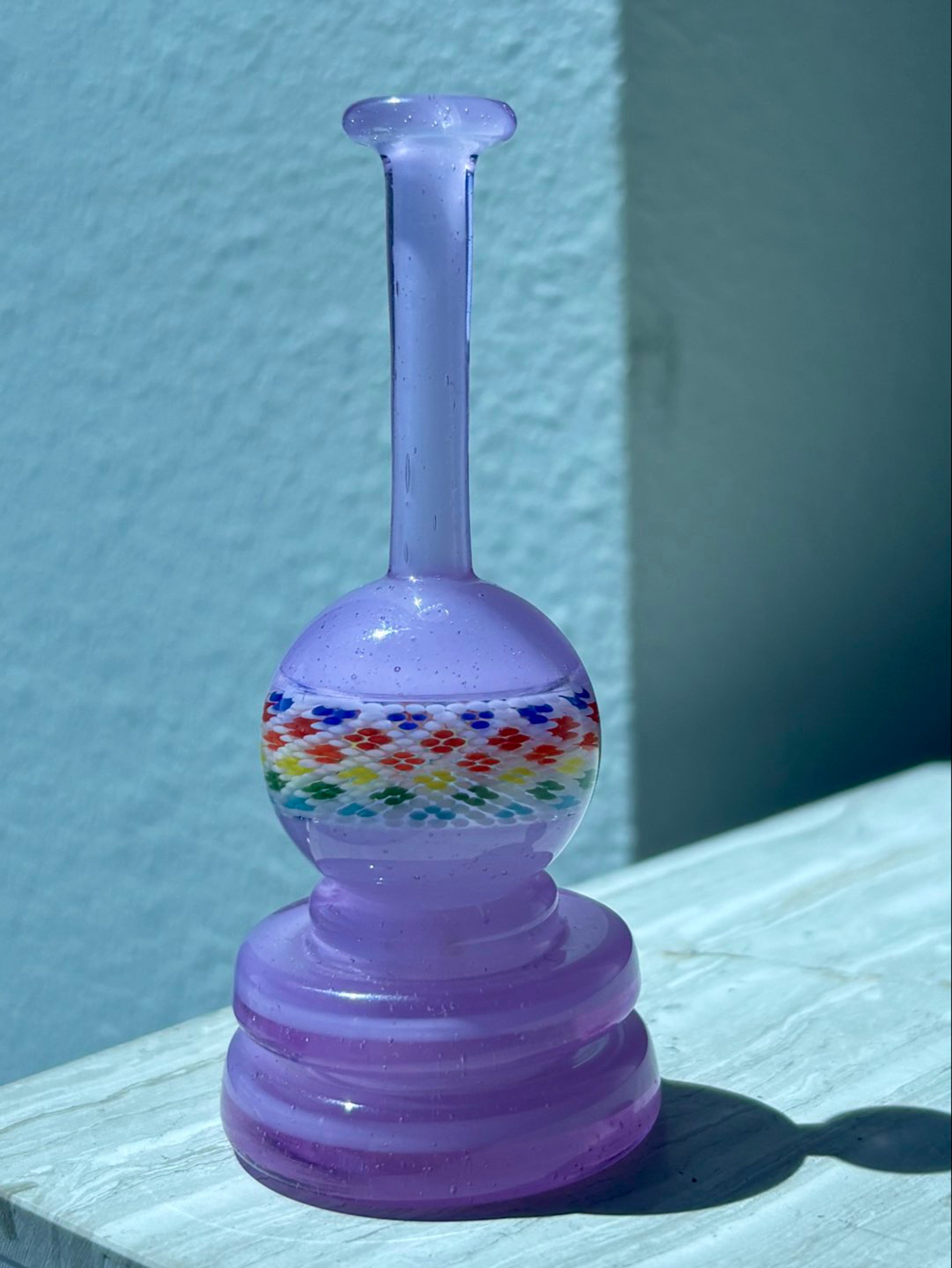 Mark Andrew’s Cap and Stand Light Pink & Rainbow image 0