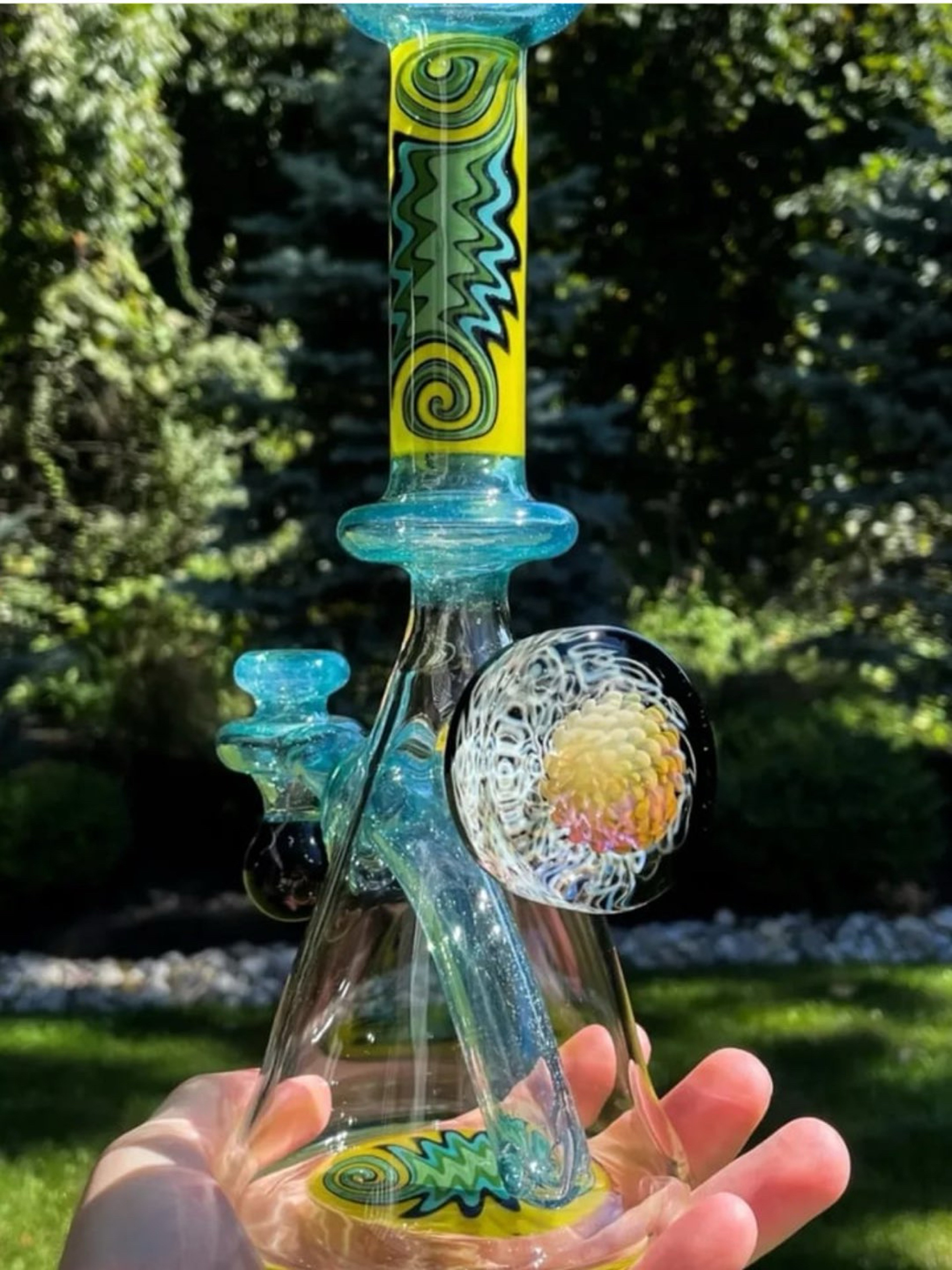 Preview pic of ⚡️☄️ 2017 Baker315 Wig Wag with Implosion Puck and Implosion Tear Drop Beaker ☄️⚡️