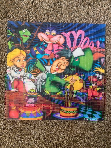 Preview pic of Alice in wonderlqnd blotter art