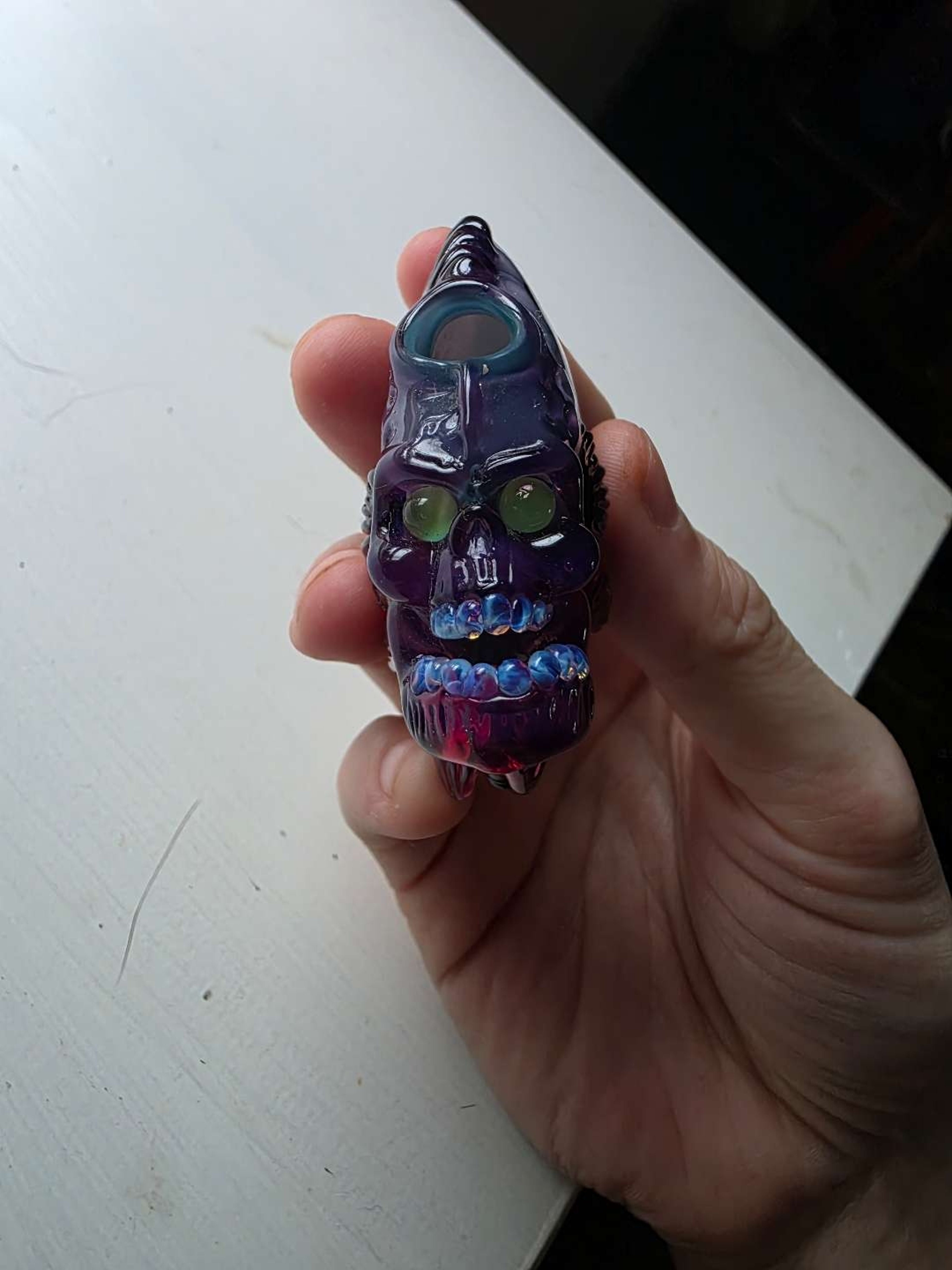 Skull fish pendant image 0