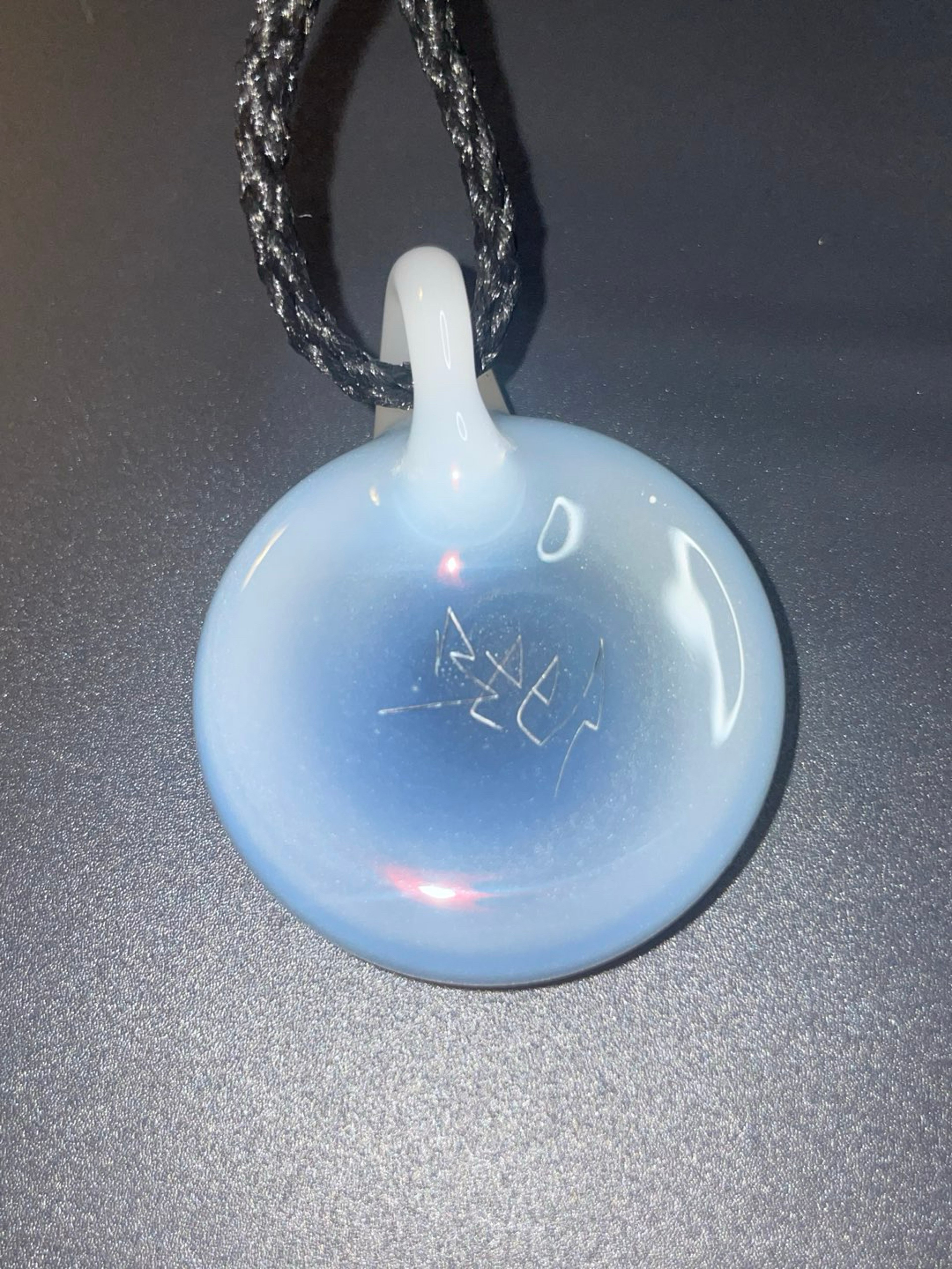 Beer glass pendant jade white-0192 image 0