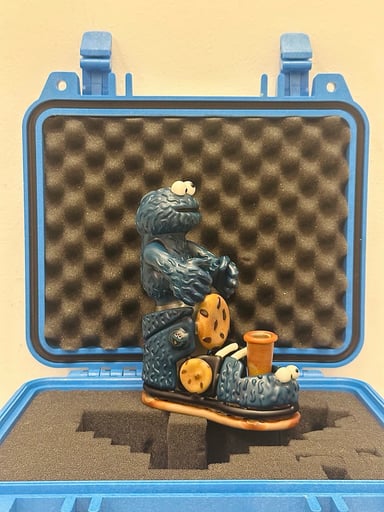 Preview pic of @hoobsglass x @rmorrisonglass Cookie Monster Dunk