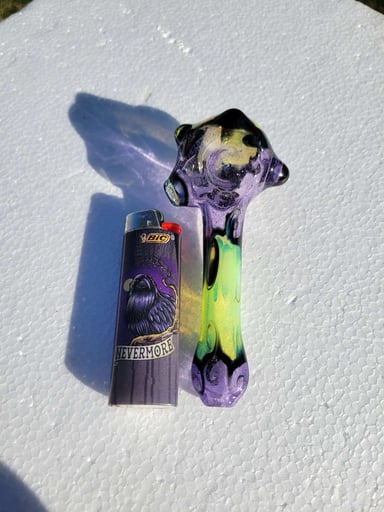 Preview pic of Wave spoon purple lollipop and slyme