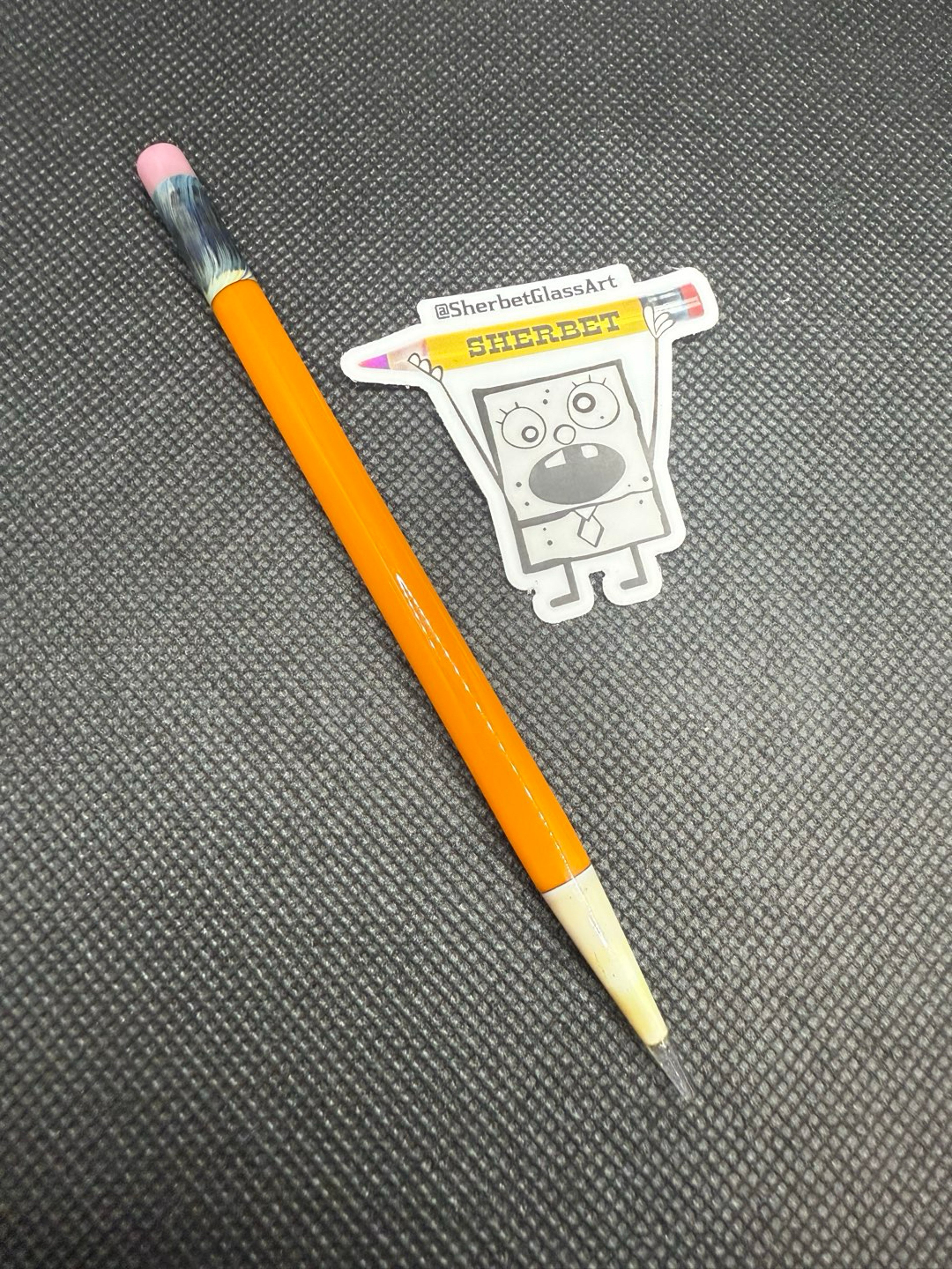 Classic yellow with steel wool tip image 0