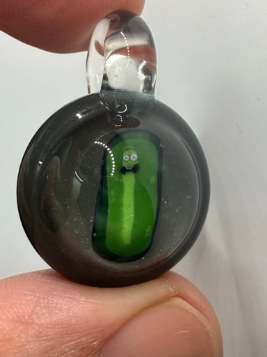 Preview pic of Full UV Pickle Rick pendant