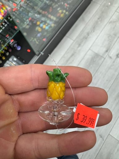 Preview pic of Empire glass work puffco peak pineapple cap