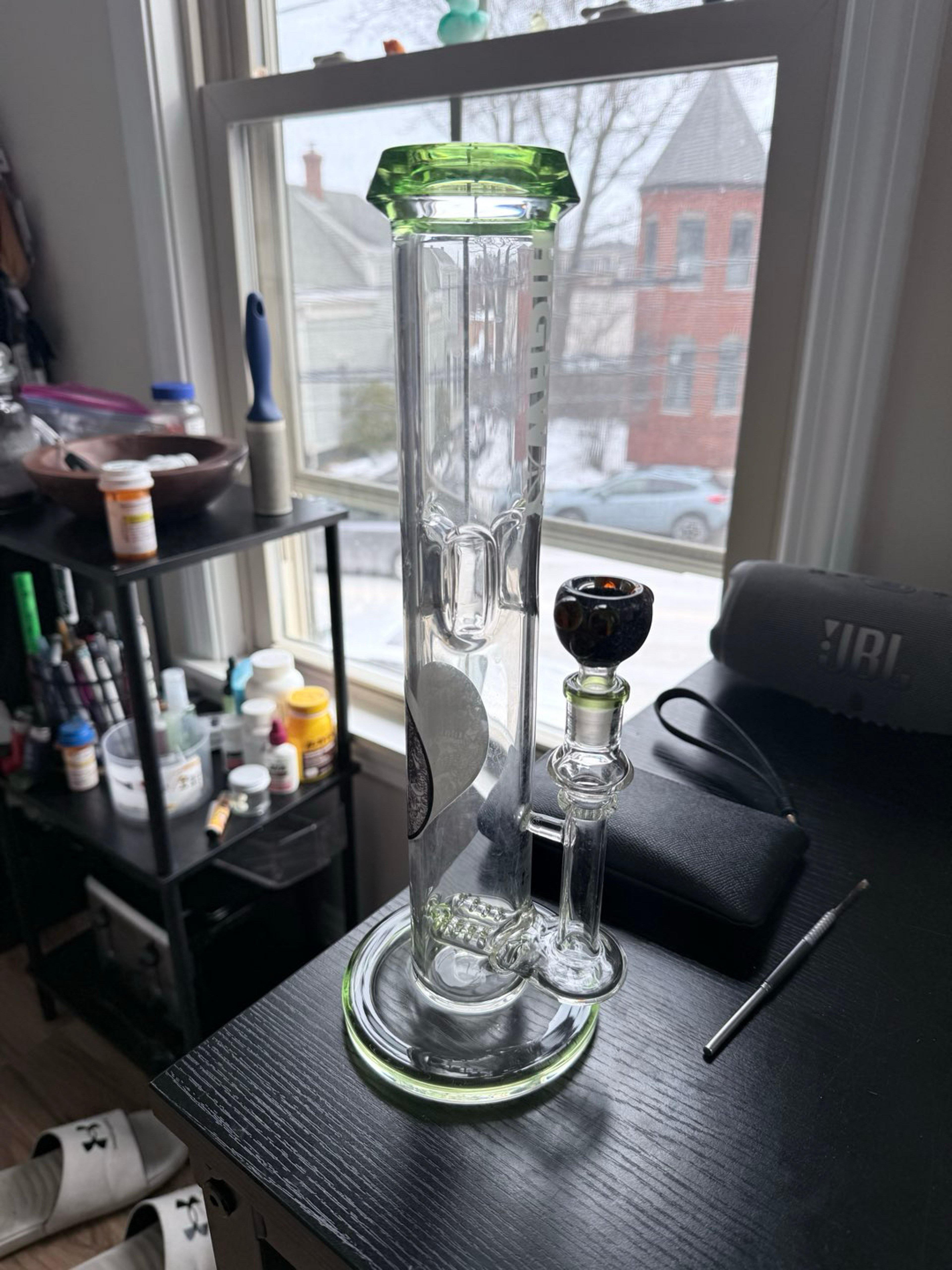 Preview pic of Highway glass 12” straight tube, dm with any offers/questions