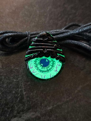 Preview pic of Eyeball Layered Glow UV Pendant