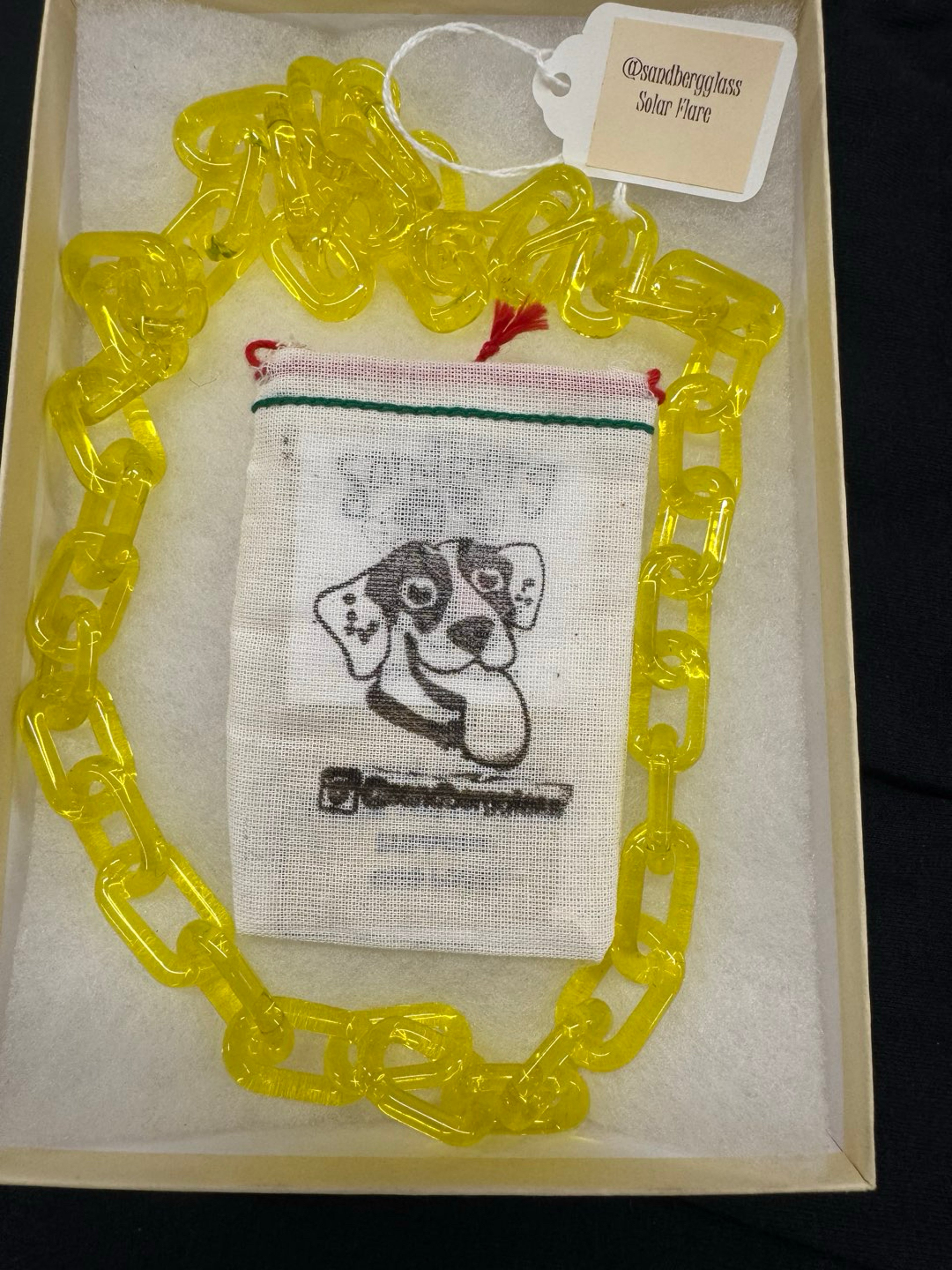 Sandberg Glass Chain Necklace image 0