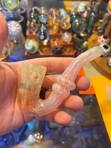 Preview pic of Gold Fumed Sherlock by Nancy Glass Tx