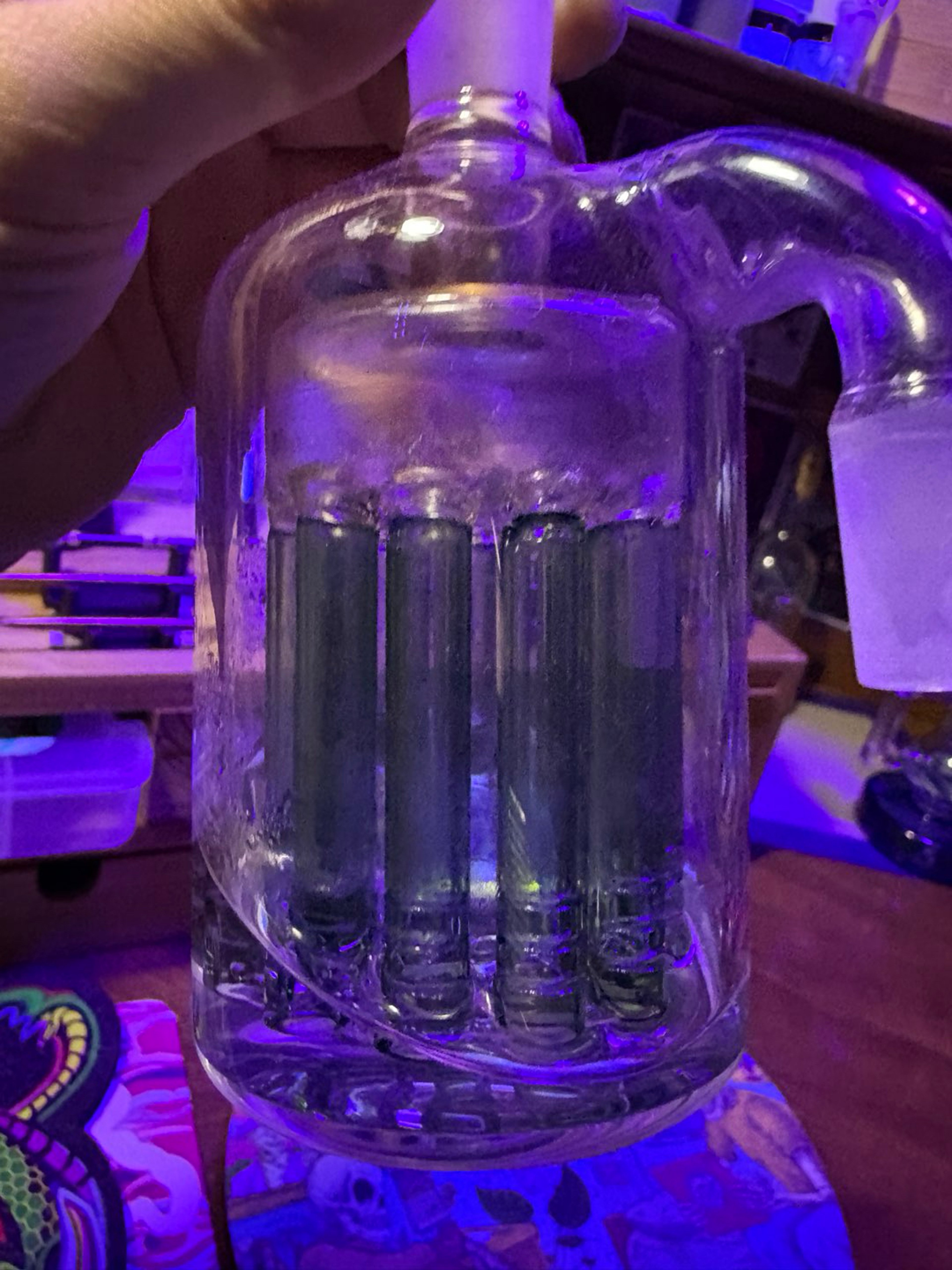 🫧🌲Green 11 Arm Tree Ash Catcher • 14mm🌲🫧 image 0