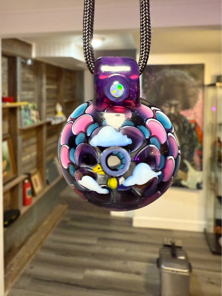 Calmbo X Nightwolf collab pendy | Shop Calmbo on GlassPass