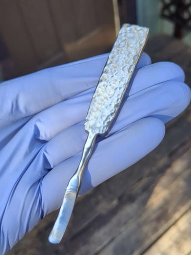 Preview pic of Handcrafted Hammer forged Slabslicer710 SlabShank scoop tool