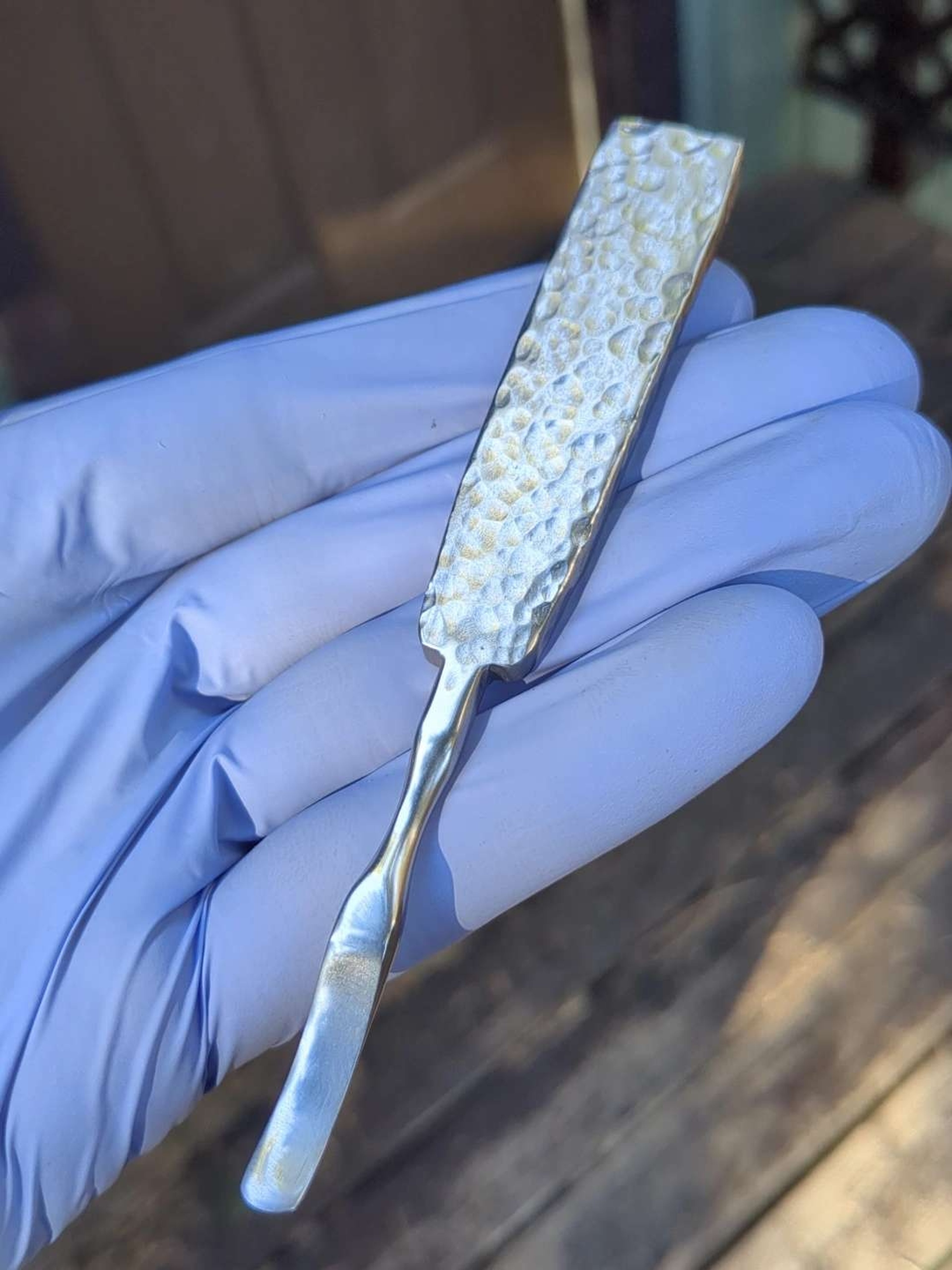 Preview pic of Handcrafted Hammer forged Slabslicer710 SlabShank scoop tool