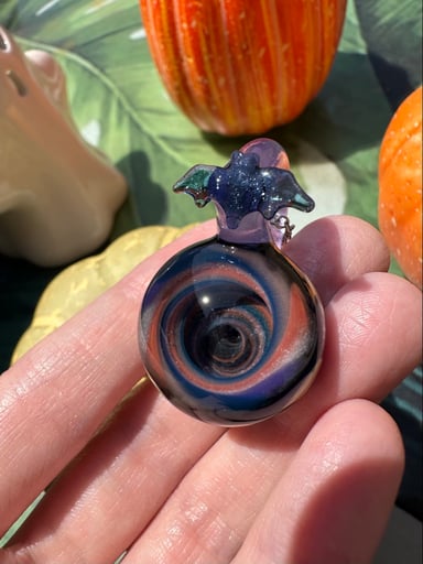 Preview pic of Bat Vortex Pendant Glow-in-the-Dark