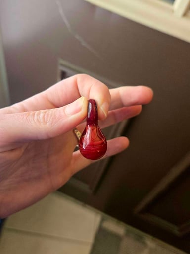 Preview pic of Encased Red Pendant