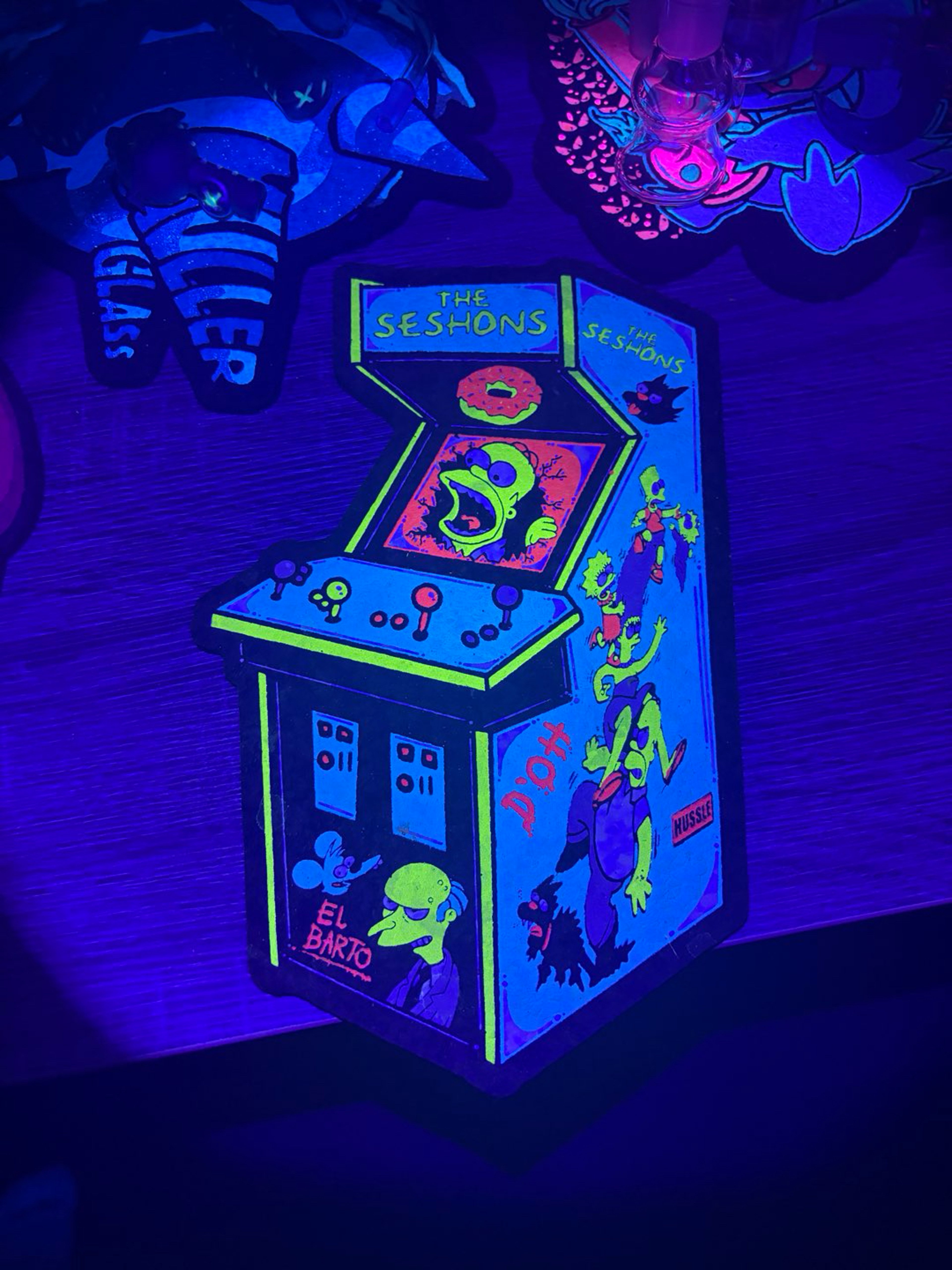 Simpsons Arcade UV DMC Moodmat image 0