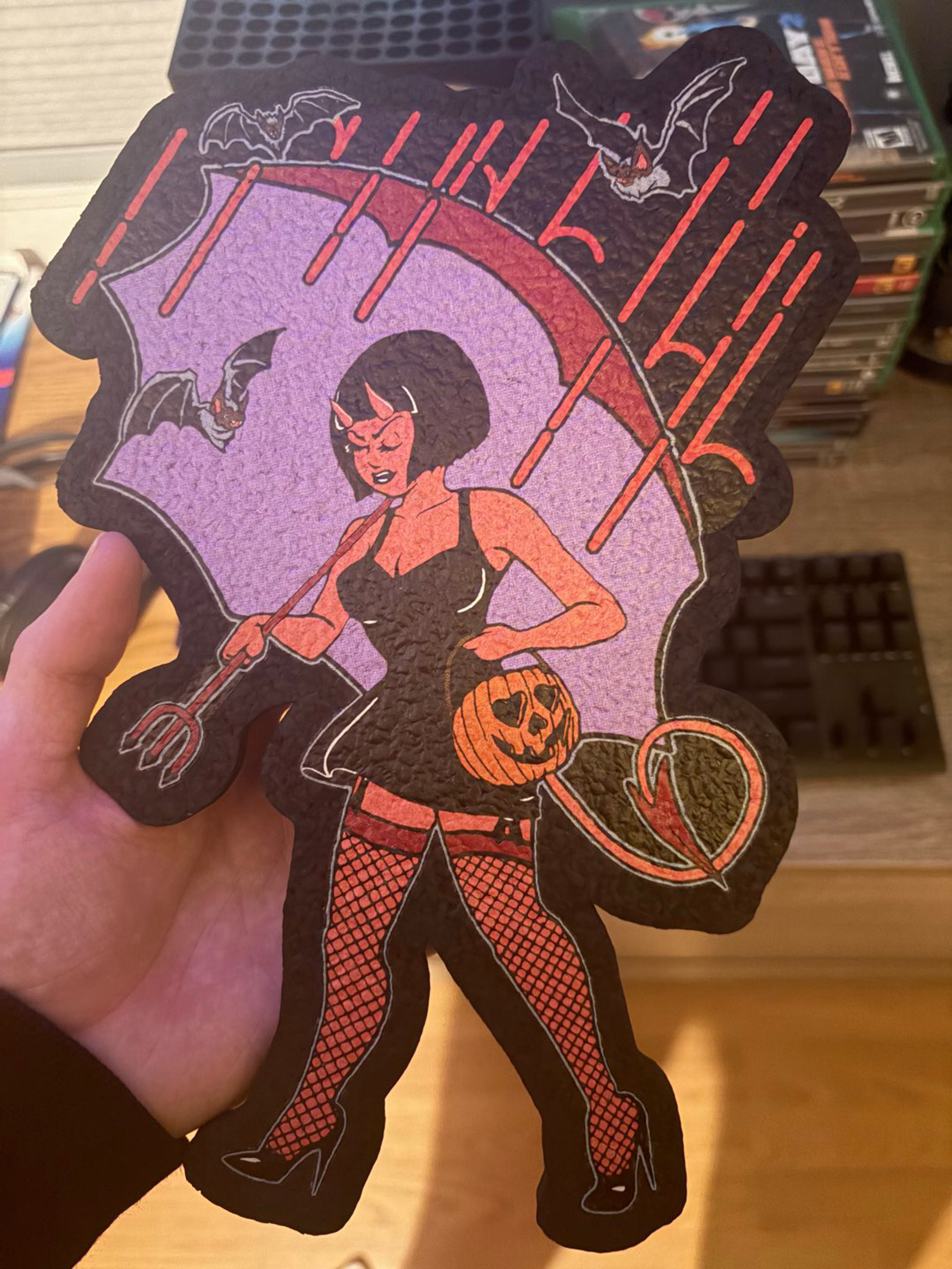 Slinger Halloween Devil Girl Moodmat image 0