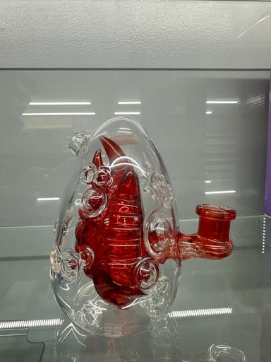 Preview pic of Crimson Halo Recycler Bong