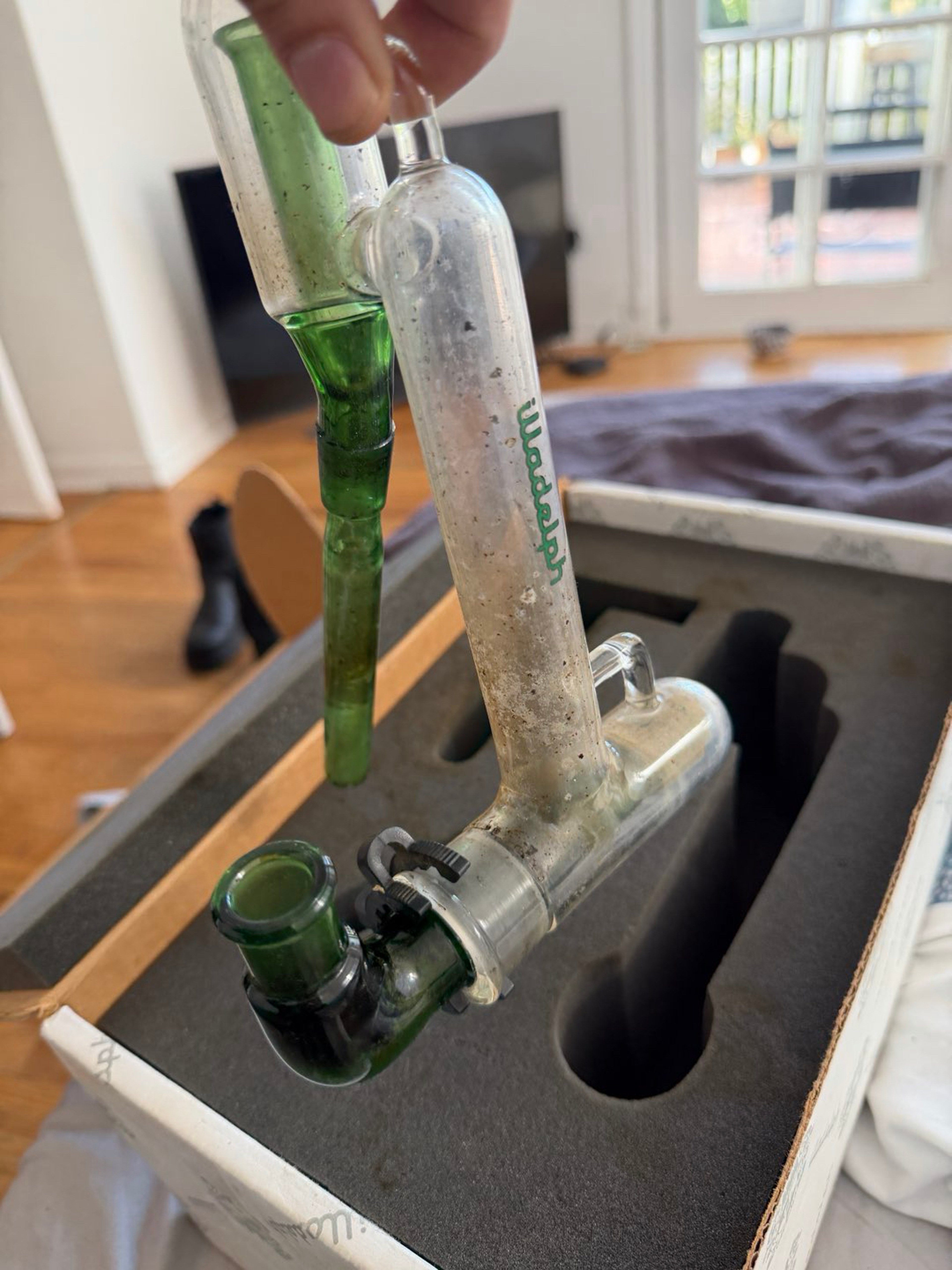 Green In-Line Ashcatcher Illadelph image 0