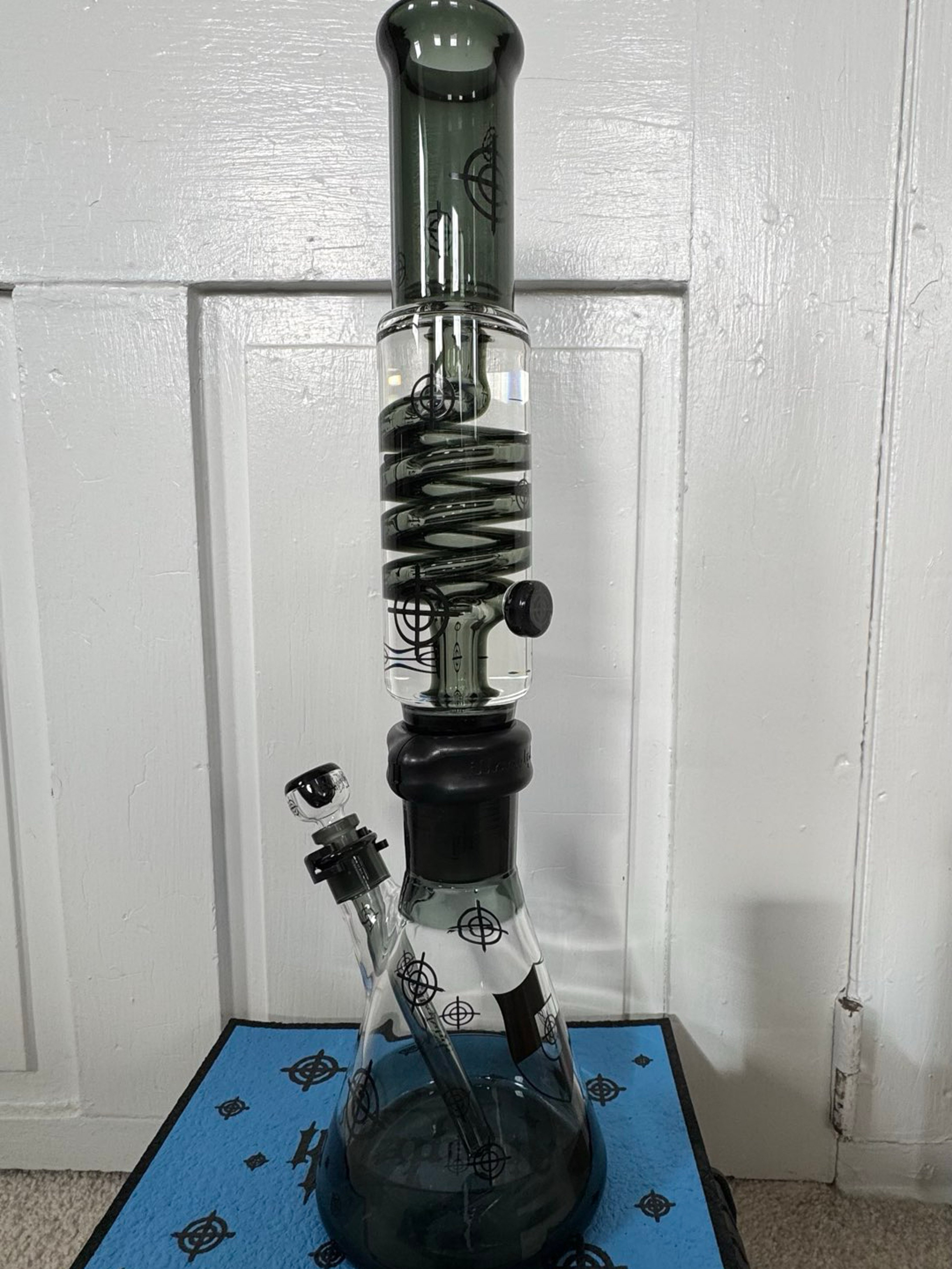 RARE🔥 OG Full Size KILLADEPLH/ILLADEPLPH COIL / BEAKER TRANS BLACK image 0