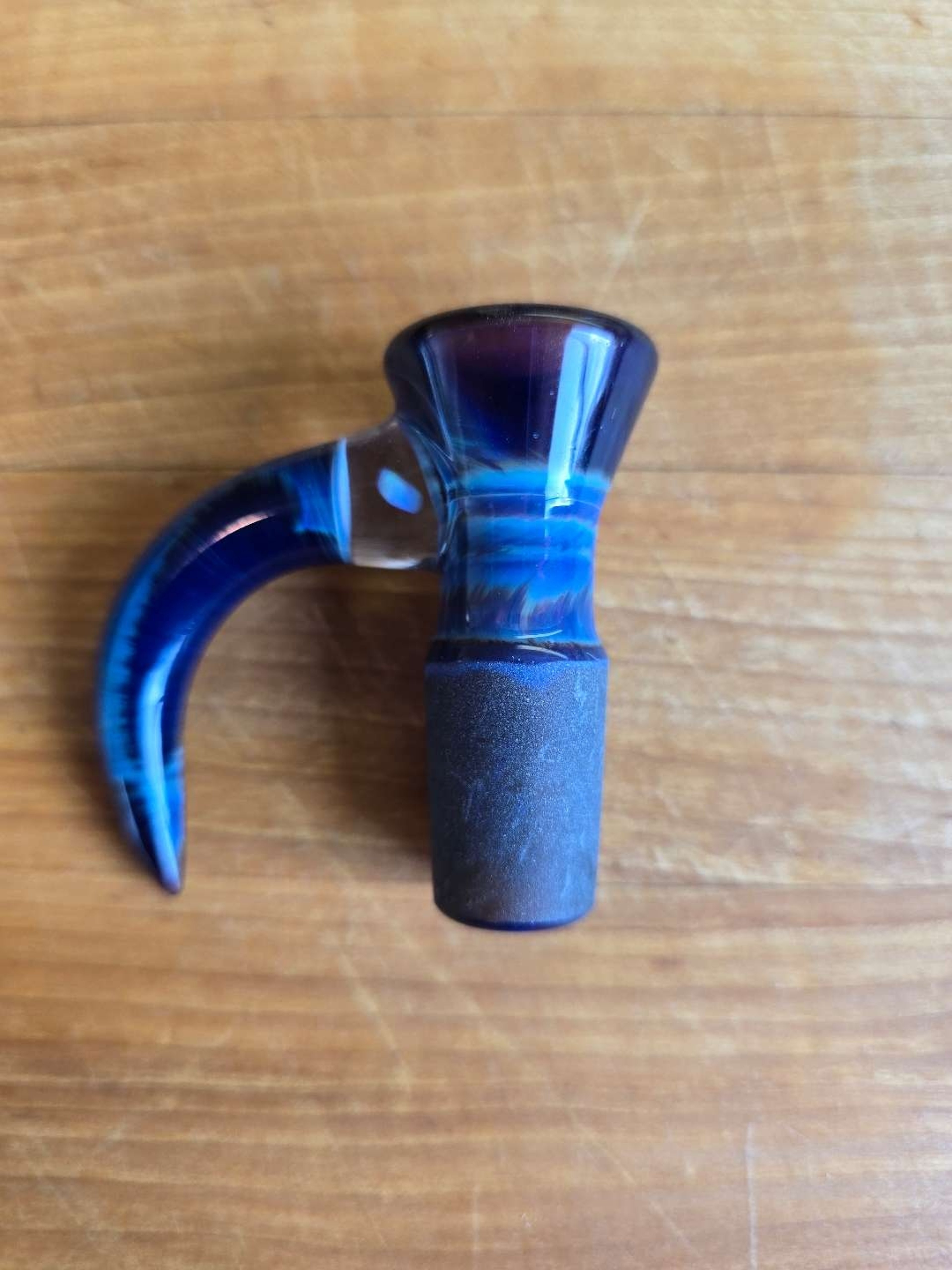 Fully worked Jarred Bennett Double Amber Purple Opal Horn Slide image 0