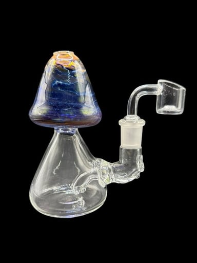 Preview pic of 5” Galaxy Mushroom Rig by Glass By Nobody