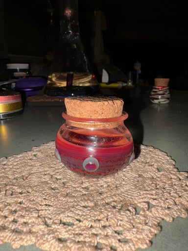 Preview pic of A small glass jar