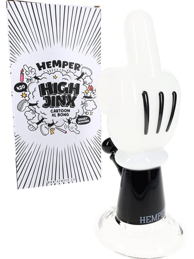 Preview pic of 11" Hemper High Jinx Cartoon XL Glass Bong