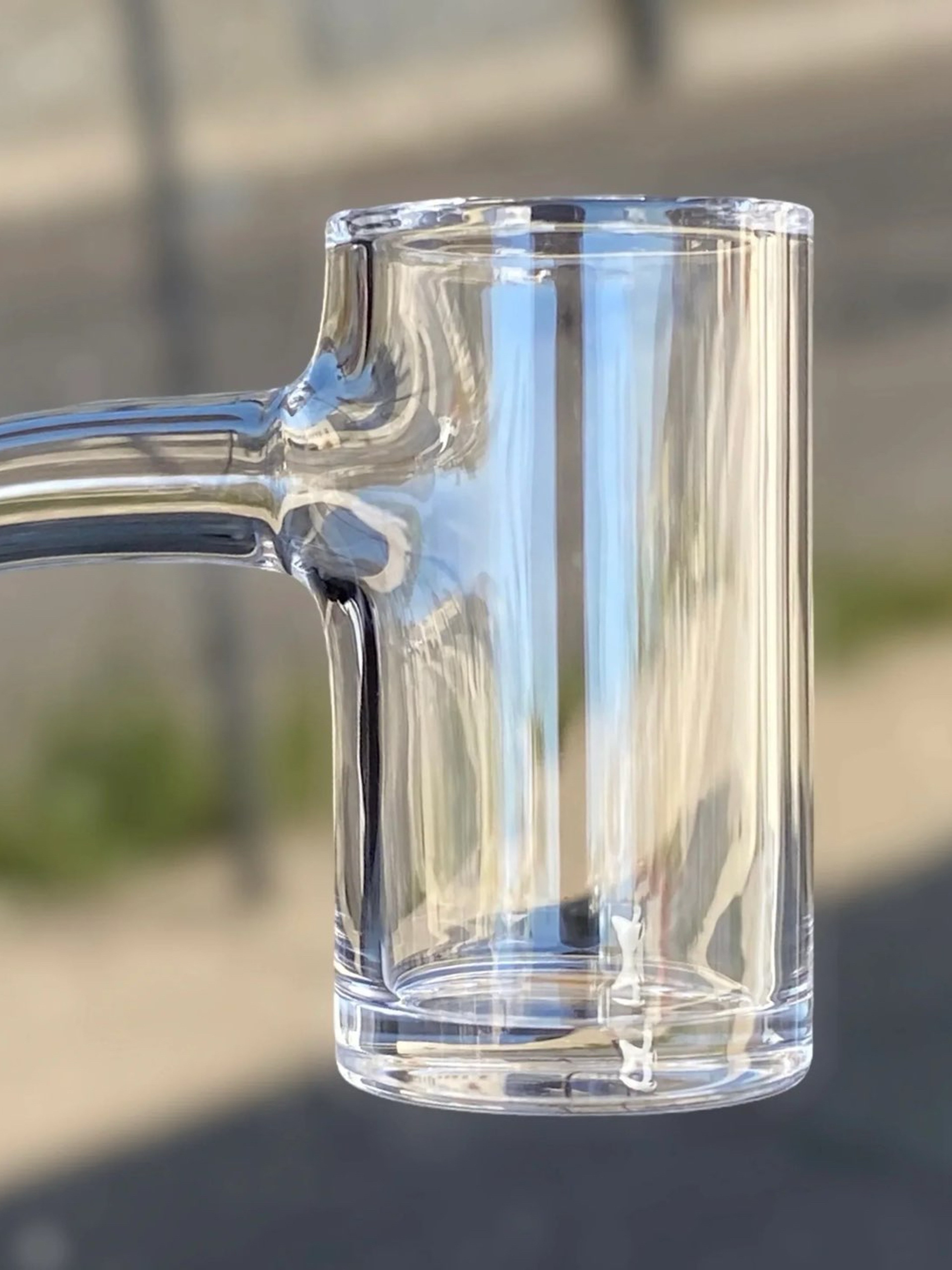 Preview pic of 10/45 Gee West 25mm Clear Bottom Quartz Banger